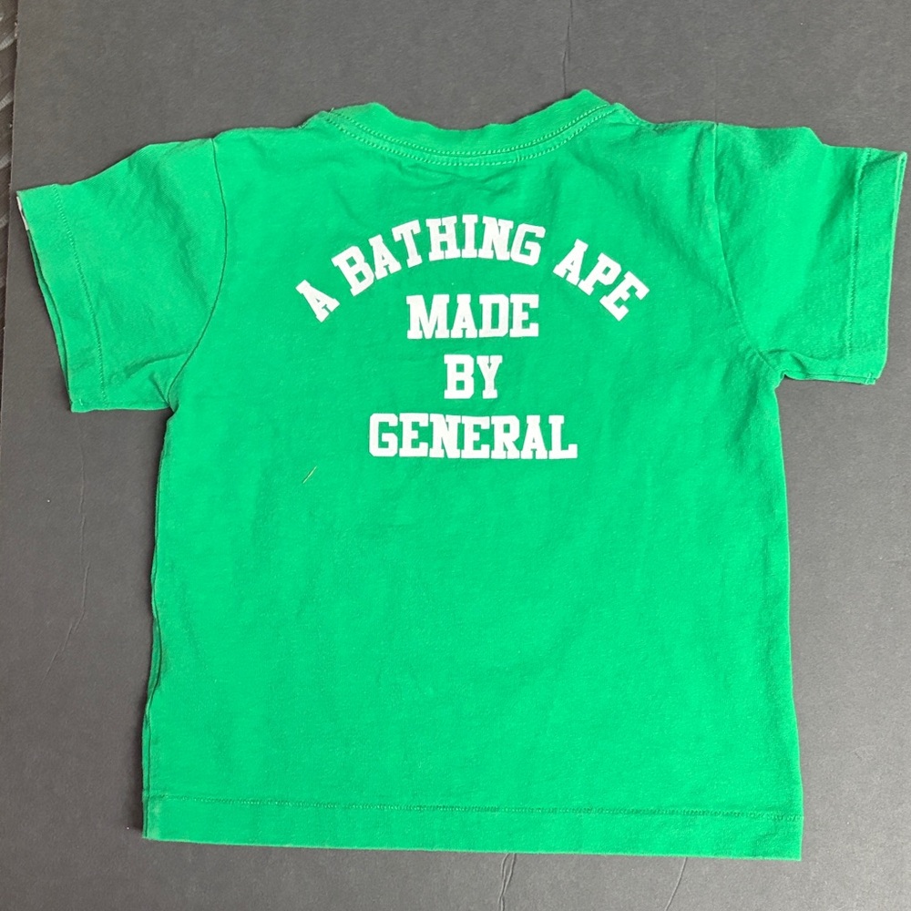 Green Kids Bape T-shirt - Picture 2 of 2
